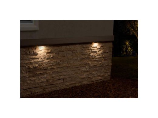FX Luminaire LouverFenetre LED Wall Light | Zone Dimming 1LED 2700K | Antique Bronze on Cooper | LF-ZD-1LED-W-CUAB