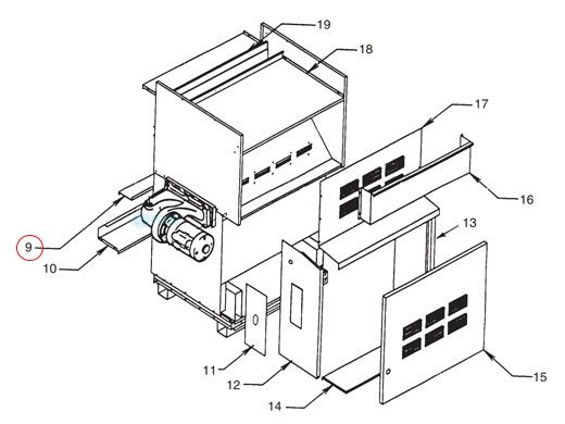 Pentair Lower Rear Inner Shield | 10659906