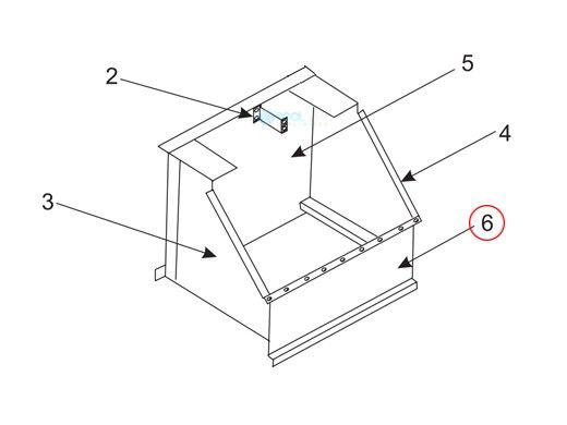 Pentair Front Support Flue Collector | 10662107