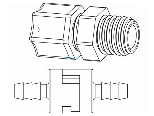 Paramount Clear O3 System Replacement Check Valve | 005-401-2503-00