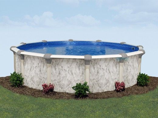 Tahoe 12' x 18' Oval Above Ground Pool | Ultimate Package 54" Wall | 182231