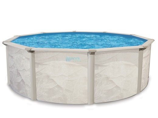 Echo 18' Round Above Ground Pool with Standard Package | 48" Wall | PPECH1848