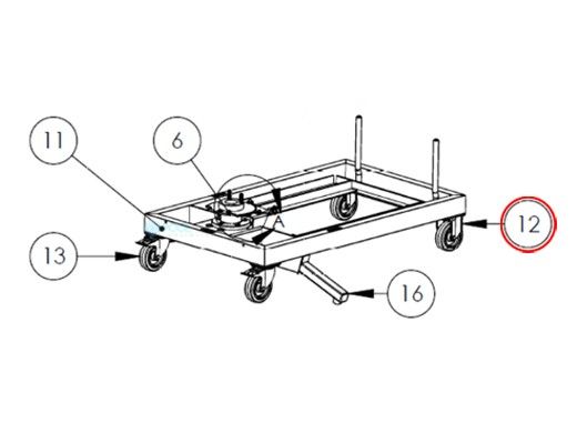 SR Smith Rigid Caster | 200-2000