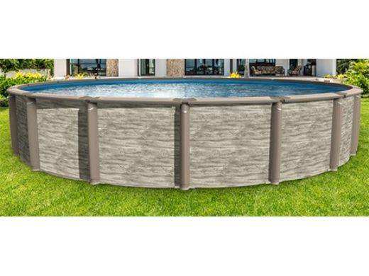 Azor 12' Round Above Ground Pool | Basic Package 54" Wall | 182387