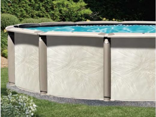 Azor 18' Round Above Ground Pool | Basic Package 54" Wall | 182398