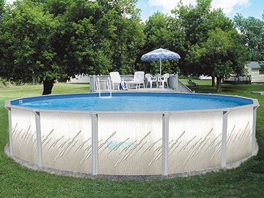 Pretium 24' Round Above Ground Pool | Basic Package 52" Wall | 182413
