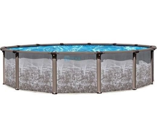 Regency LX 15' Round Resin Hybrid Above Ground Pool | Basic Package 54" Wall | 182432