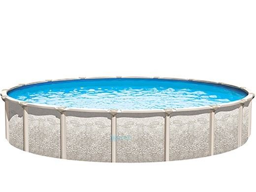 Magnus 27' Round Above Ground Pool | Basic Package 54" Steel Wall | 182484