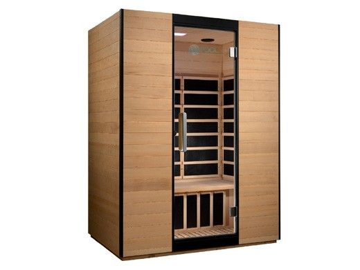 Golden Designs Dynamic Valencia 3-Person Ultra-Low EMF FAR Infrared Sauna | Hemlock | DYN-6326-01