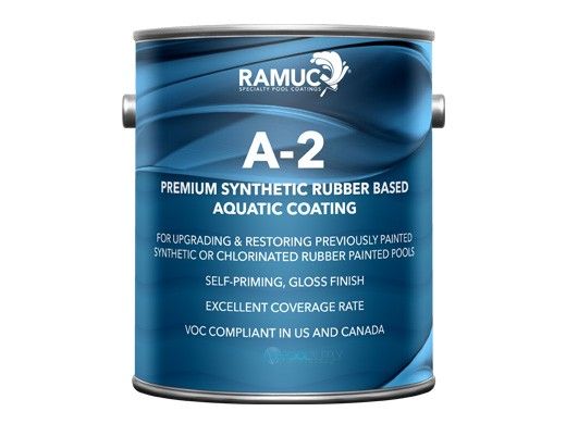 Ramuc A-2 Premium Rubber-Based Paint | 5-Gallon Pail | Dawn Blue | 2962232805