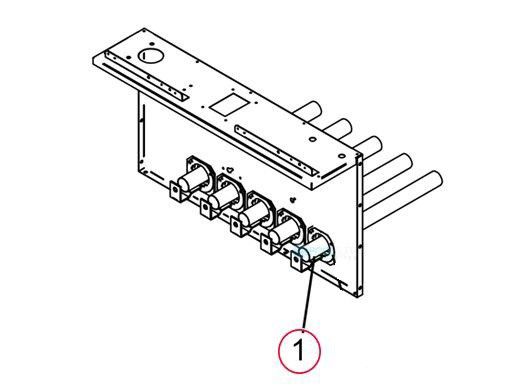 Llochinvar Main Burner with Pressure Tap | 100135299
