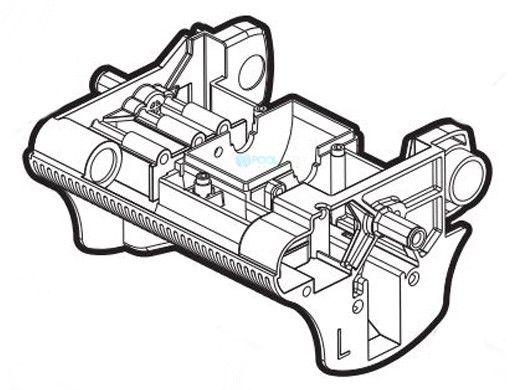 Hayward Aquanaut 2-Wheel Lower Body | Metallic Black | PVX792SA-236