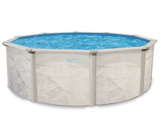 Echo 24' Round Above Ground Pool Package | 52" Wall | PPECH2452