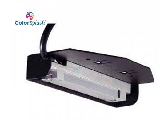 Sollos ColorSplash RGB-W LED Ledge Light Fixture | 15V 2W 10' Cord | Architectural Aluminum - Textured Bronze | LLA055/RGBW/TZ 27509