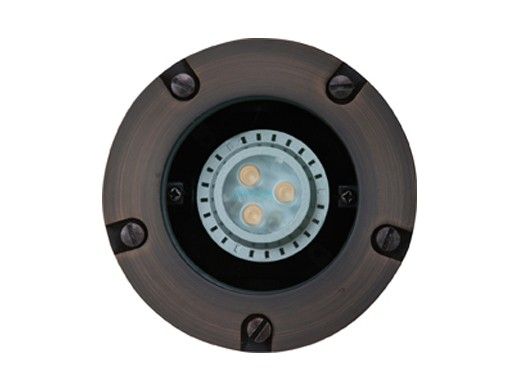 Sollos Inground LED Light Fixture with Trim Ring | 5" Natural Metal - Antique Brass | IGT049-AB 996132