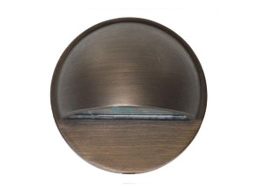 Sollos Deck Post LED Light Fixture | 3.3" Natural Metal - Antique Brass | DPL033-AB 997104