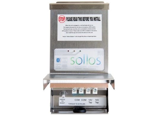 Sollos Smart Transformer | 14V 150W | Stainless Steel Finish | Bluetooth Operated | TR14ST-150 998010