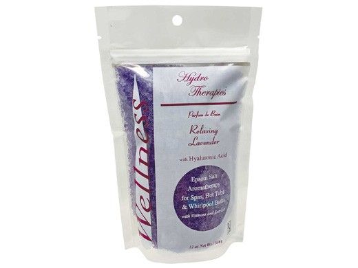 inSPAration Wellness Hydro Therapies Epsom Crystals | Relaxing Lavender | 12oz Pack | 567