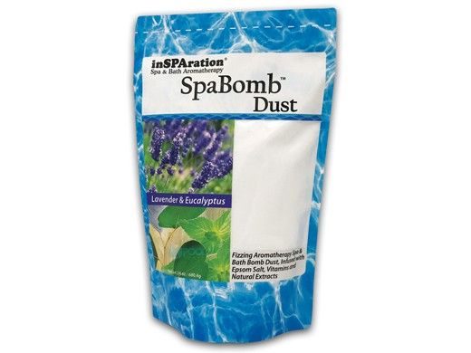 inSPAration SpaBomb Dust Aromatherapy | Lavender & Eucalyptus | 1.5lbs Bag | 790