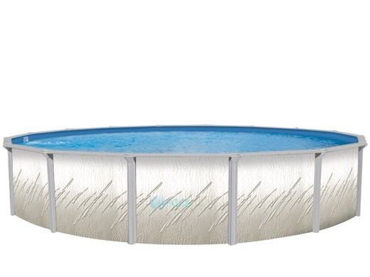 Pretium 24' Round Above Ground Pool | Ultimate Package 52" Wall | 184816