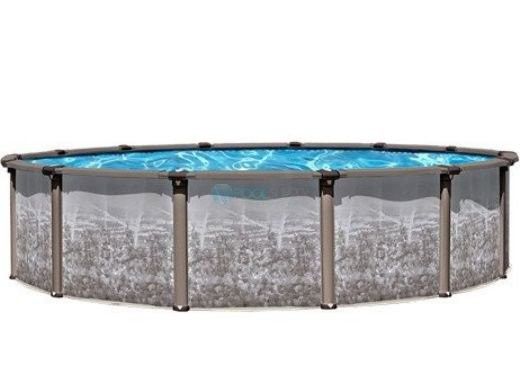 Regency LX 21' Round Resin Hybrid Above Ground Pool | Ultimate Package 54" Wall | 184826
