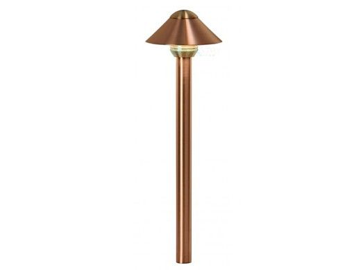 FX Luminaire SC 20W LED Path Light | 18" Riser | Copper | SC-LED20W-18R-CU