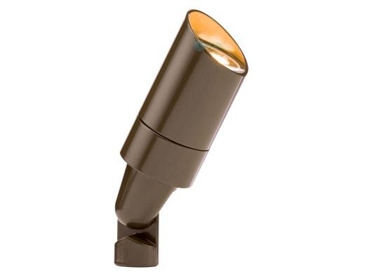 FX Luminaire Standard Plus MU Up Light | Short Shroud | 20W Equivalent LED Lamp | Aluminum - Bronze Metallic Finish | MU-LED20WFL-BZ