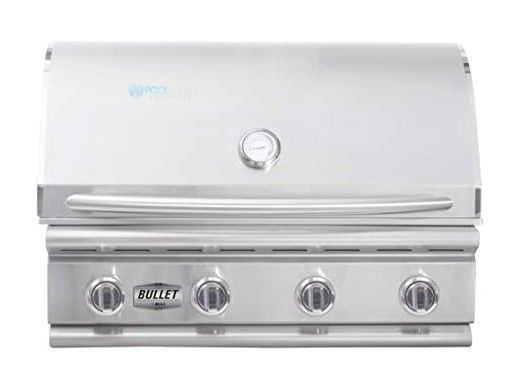 Bull Barbecue Bronco Bullet 30" 4-Burner Stainless Steel Built-In Natural Gas Grill | 48109