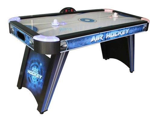 Hathaway Vega 5-Foot Air Hockey Table with LED Scoring, Lights and Sound | BG50386