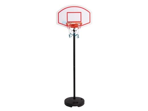 Hathaway Streetball 79-Inch High Adjustable Portable Basketball System | White | BG50365