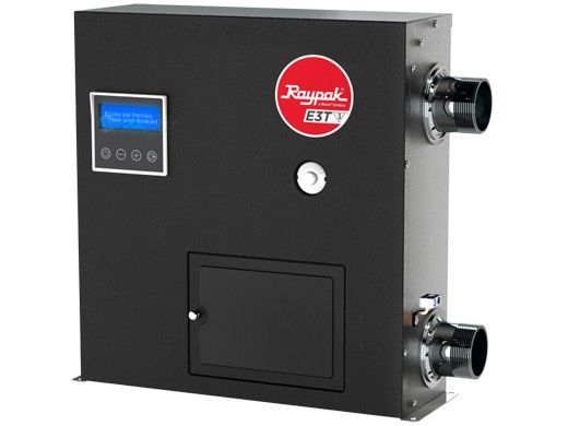 Raypak E3T 3-Phase Electric Commercial Pool & Spa Heater | 24kW 81,891 BTU | Titanium Heat Element | 208V | ELS-R-0024-3-TI 019143