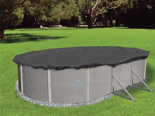 Arctic Armor Winter Cover | 15'X30' Oval for Above Ground Pool | 10-Year Warranty | WC411-4
