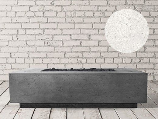 Prism Hardscapes Tavola 8 Fire Pit Table | Liquid Propane | Ultra White | PH-473-5LP