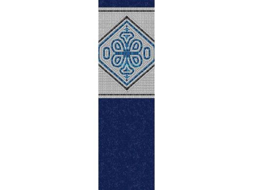 27' Round Uni-Bead Above Ground Pool Liner | Mangalore Mosaic Pattern | 52" Wall | Heavy Gauge | NL320-40