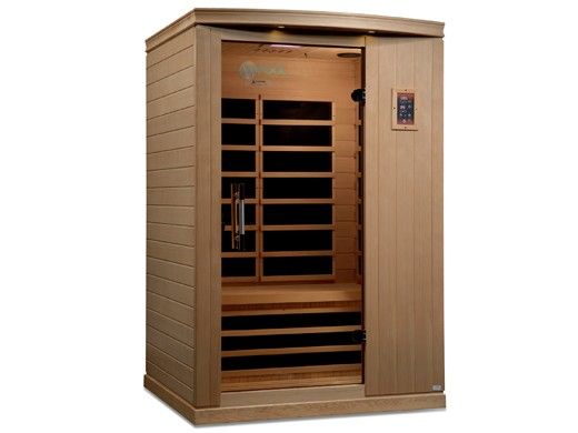 Golden Designs Dynamic Venice 2-Person Ultra Low EMF FAR Infrared Sauna | Hemlock | DYN-6210-01 Elite