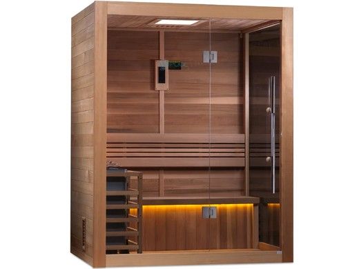 Golden Designs Hanko 2-Person Traditional Steam Sauna | Canadian Red Cedar | GDI-7202-01