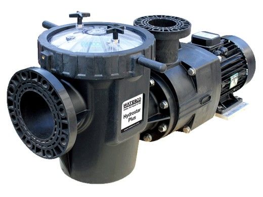 Waterco Hydrostar Plus 10HP Commercial High Performance Pump with Strainer | 3-Phase 208-230/460V | 24610006A