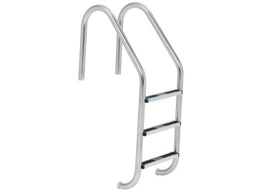 SR Smith Standard Plus 3-Step Commercial Ladder | Marine Grade - Stainless Steel Treads | 10040-MG