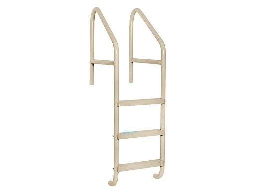 Saftron Commercial Custom Cross Braced 4-Step Ladder | .25" Thickness 1.90" OD | 31"W x 52"H | Beige | CUSTOM CBL-4S-B