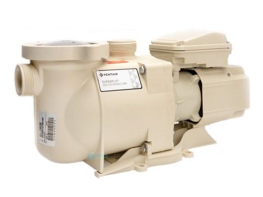 Pentair SuperFlo Standard Efficiency Pool Pump | 115-230V 1HP | 348190