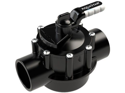 AquaStar FlowStar 2-Way Valve with Rubber Handle | 2" x 2.5" |  AV2W20C