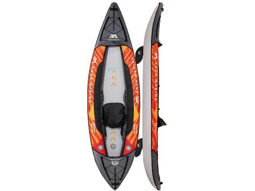 Aqua Marina Memba-330 Touring Inflatable Kayak | Paddle Included | 1-Person | 10' 10" x 35" | ME-330