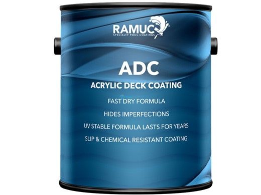 Ramuc ADC Water-Based Acrylic Deck Coating | 1-Gallon | Whisper White | 940225101