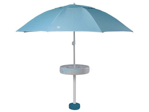 Shade Science Pool Buoy Floating Pool Umbrella | Harbor Blue | PB-16011-HAR