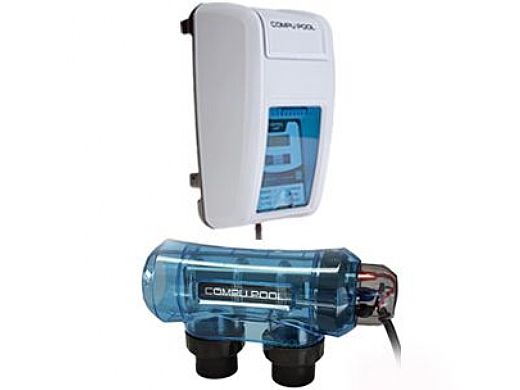 CompuPool Salt Chlorine Generator for Above Ground Pools up to 26,000 Gallons | CPSC24-AG