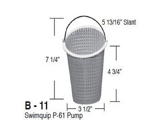 Aladdin Basket for Swimquip P-61 Pump | B-11