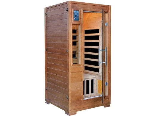 HeatWave Majestic 1-2 Person Hemlock Infrared Sauna with 5 HeatWave Majestic 1-2 Person Hemlock Infrared Sauna with 5