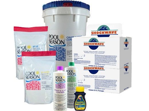 Pool Season Large Chemical Supply Kit | HGH-50-9500