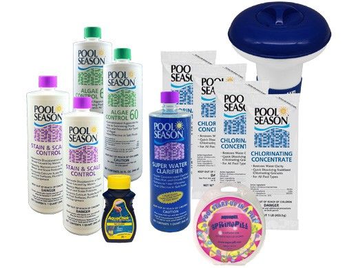 Pool Season Deluxe Pool Opening Chemical Kit | 30,000 Gallons | HGH-50-9503