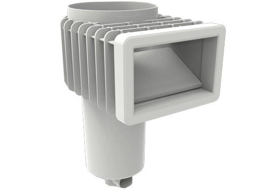 BuildTuff Standard Skimmer with Large Basket | No Lid | Twin Pack | Gray | 11090127